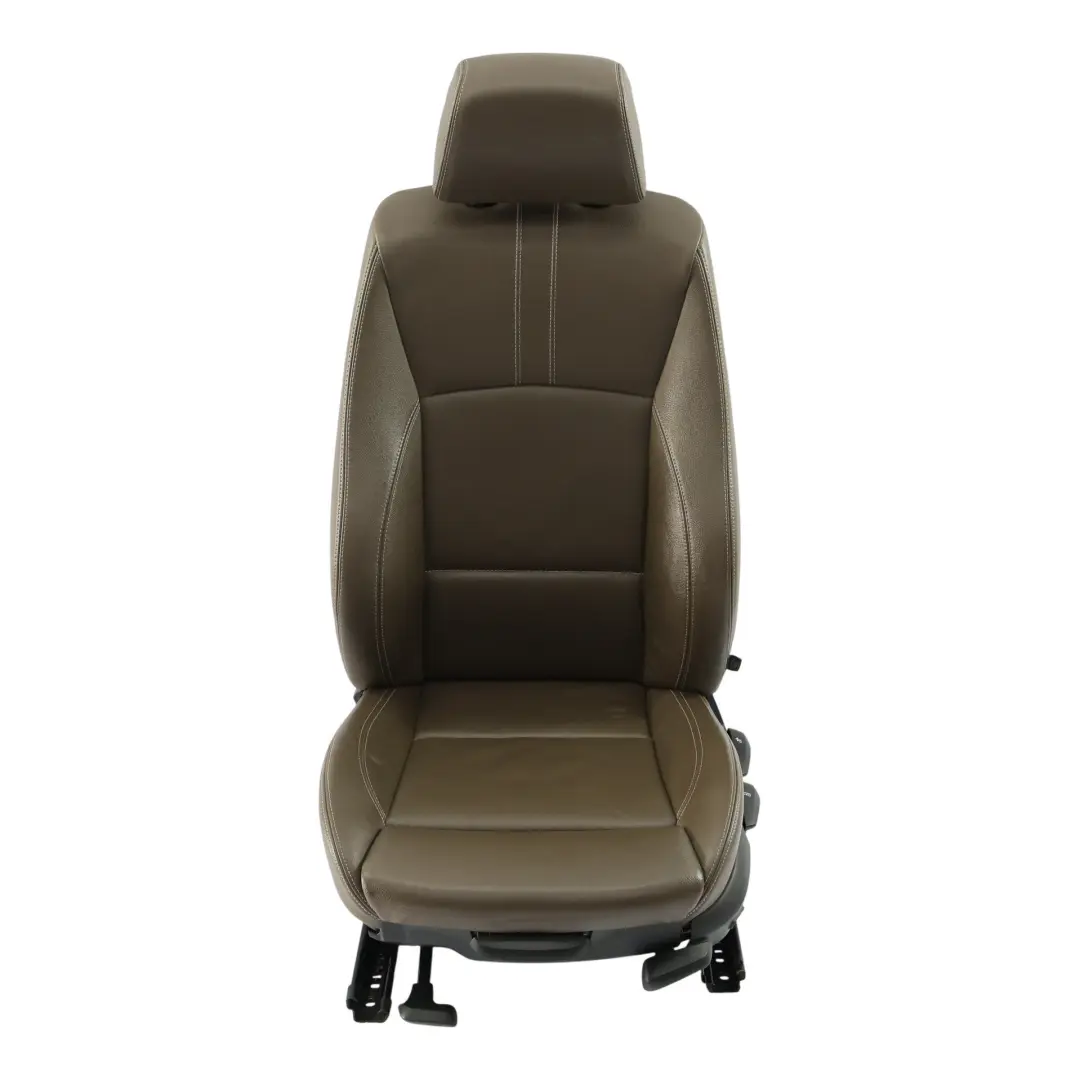 BMW X3 F25 M Sport Sitz Vorne Links Beheizt Leder Nevada Braun - SKU 7255683-2 - Teilenummer 7255683