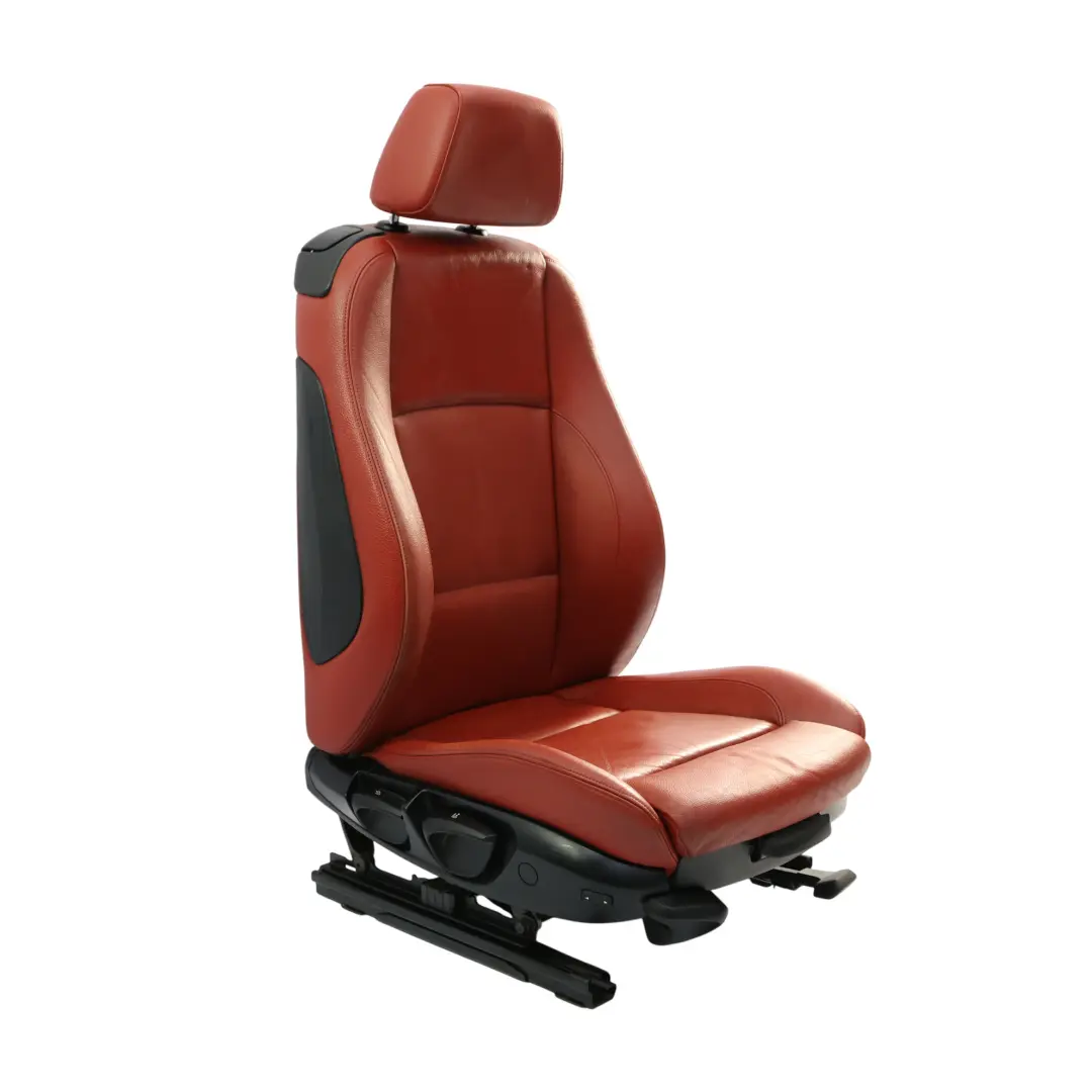  Vorder Sitz BMW E82 Beheizt M-Sport Rechts Rot Leder Boston Korall Rot - SKU 7257466-1 - Teilenummer 7257466