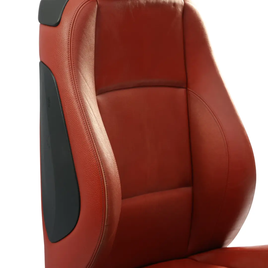  Vorder Sitz BMW E82 Beheizt M-Sport Rechts Rot Leder Boston Korall Rot - SKU 7257466-1 - Teilenummer 7257466
