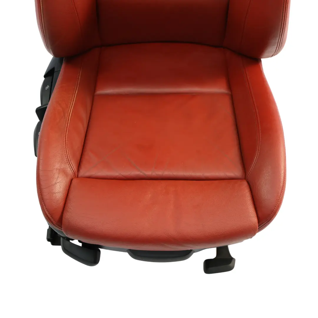  Siège Avant Chauffant BMW E82 M-Sport Droit Cuir Rouge Boston Korall Rouge - SKU 7257466-1 - Numéro de pièce 7257466