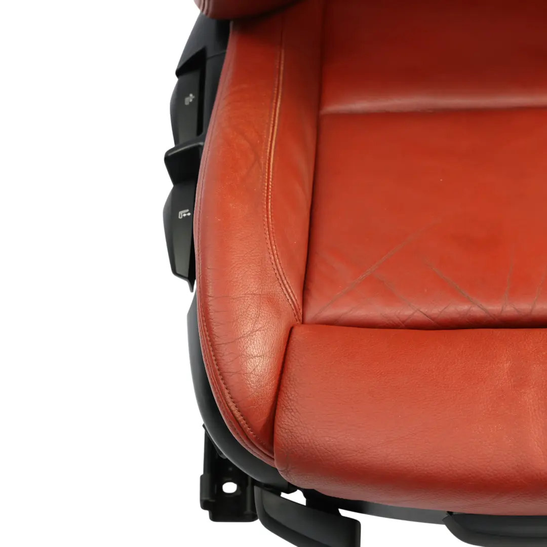 Front Seat BMW E82 Heated M-Sport Right O/S Red Leather Boston Korall Red to with Part number 7257466 Front Seat BMW E82 Heated M-Sport Right O/S Red Leather Boston Korall Red - SKU 7257466-1 - Part number 7257466