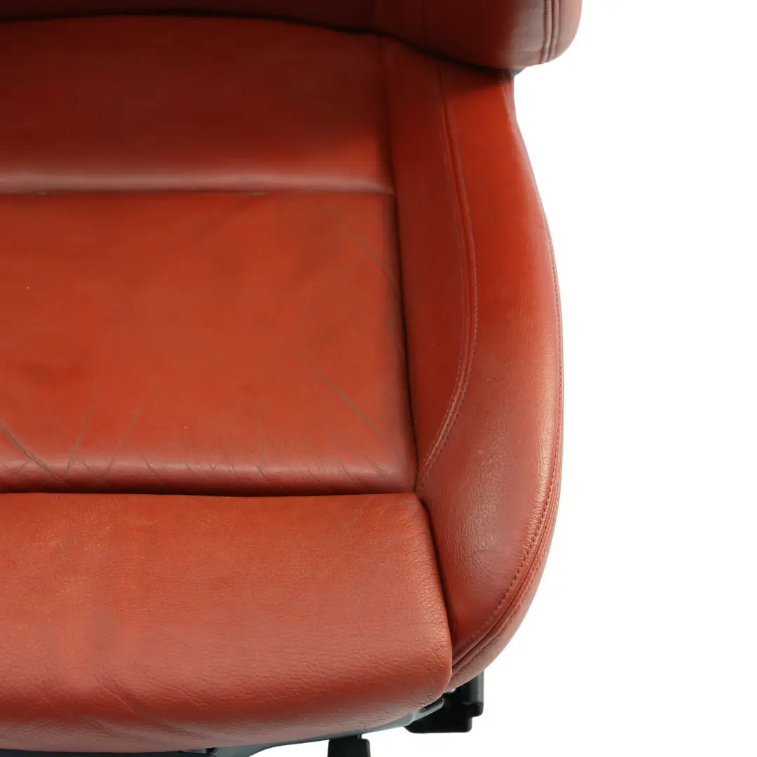 Front Seat BMW E82 Heated M-Sport Right O/S Red Leather Boston Korall Red - SKU 7257466-1 - Part number 7257466