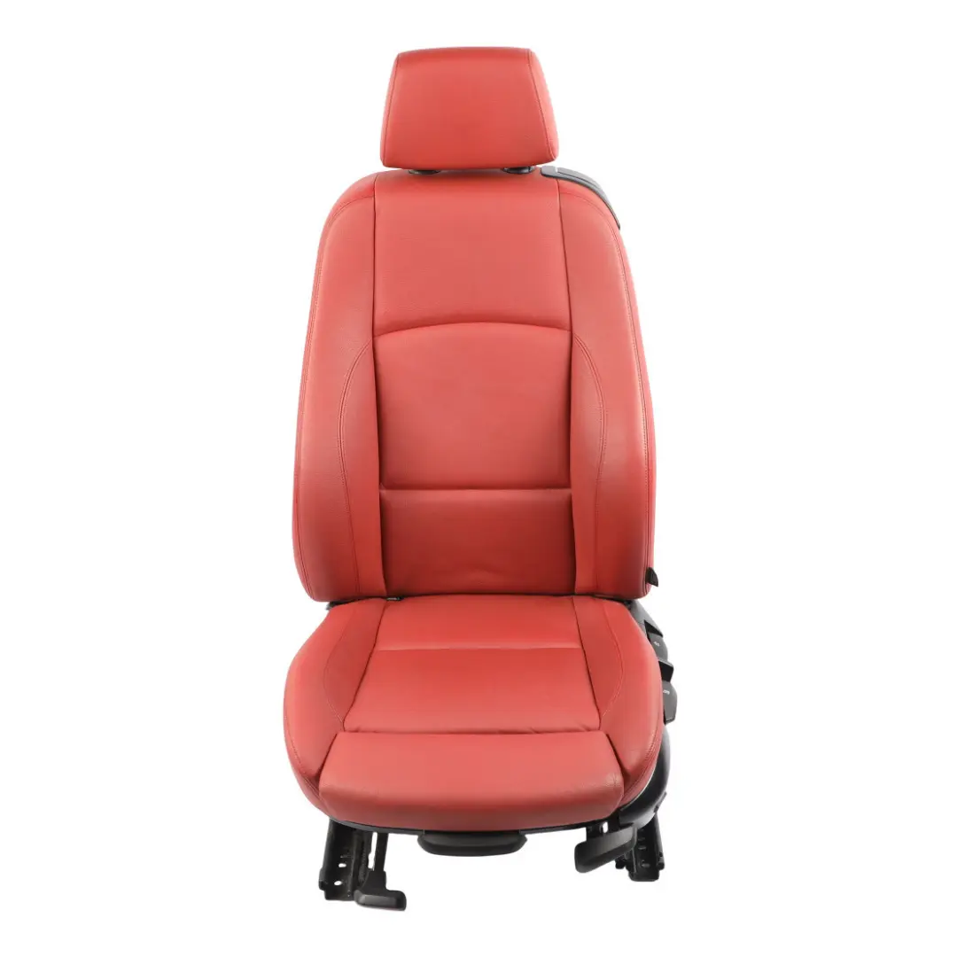 BMW E88 Cabrio M Sport Sportsitz Vorne Links Sitz Rot Boston Leder Heizung - SKU 7257495-2 - Teilenummer 7257495