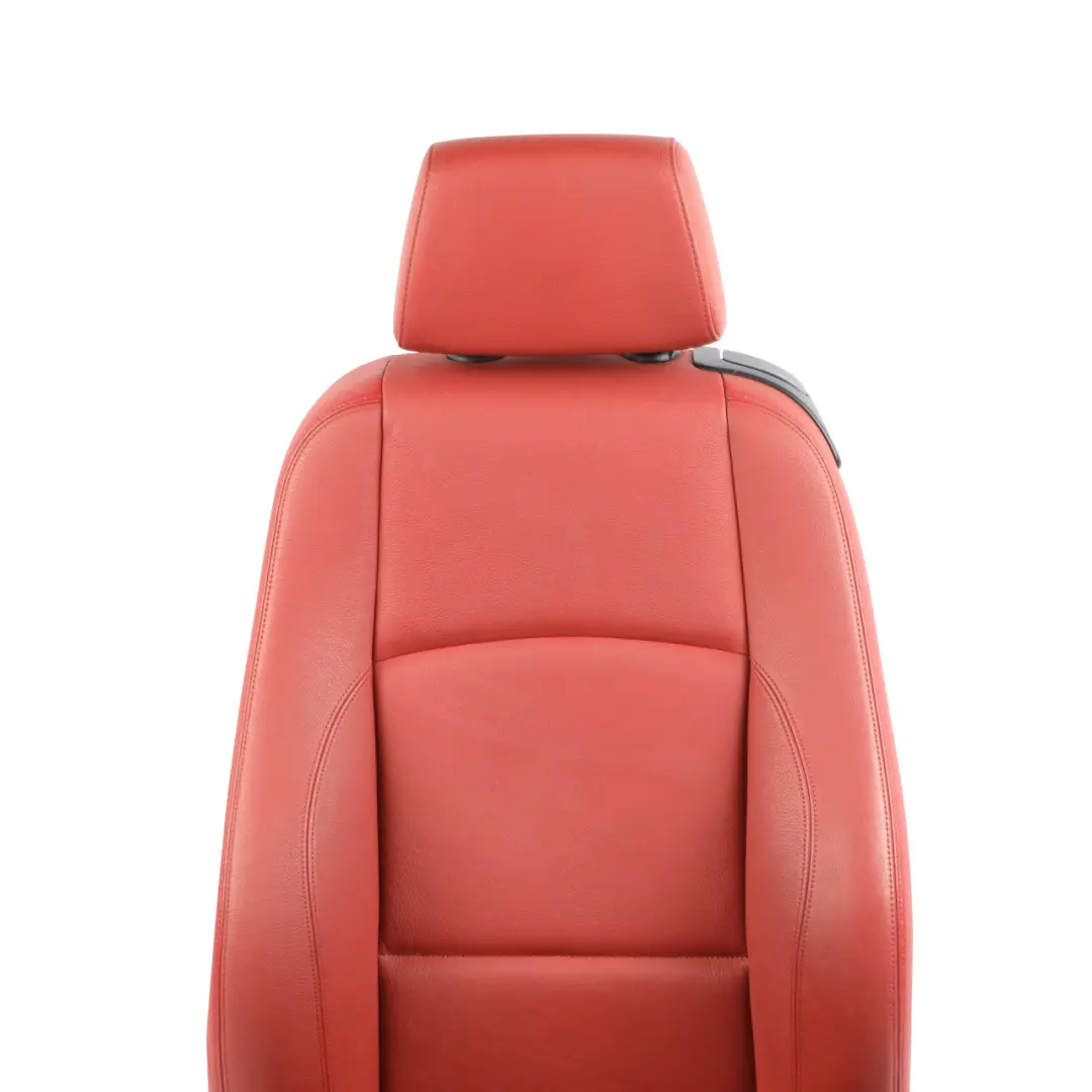 Front Left N/S Seat Side Red Boston Leather to BMW E88 Convertible M Sport with Part number 7257495 BMW E88 Convertible M Sport Front Left N/S Seat Side Red Boston Leather - SKU 7257495-2 - Part number 7257495