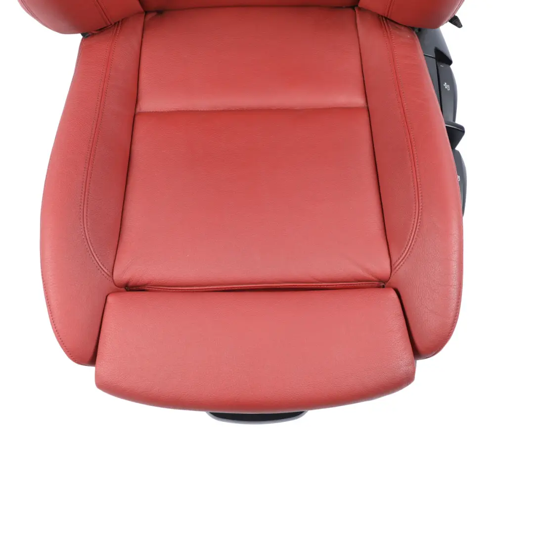 BMW E88 Cabrio M Sport Sportsitz Vorne Links Sitz Rot Boston Leder Heizung - SKU 7257495-2 - Teilenummer 7257495
