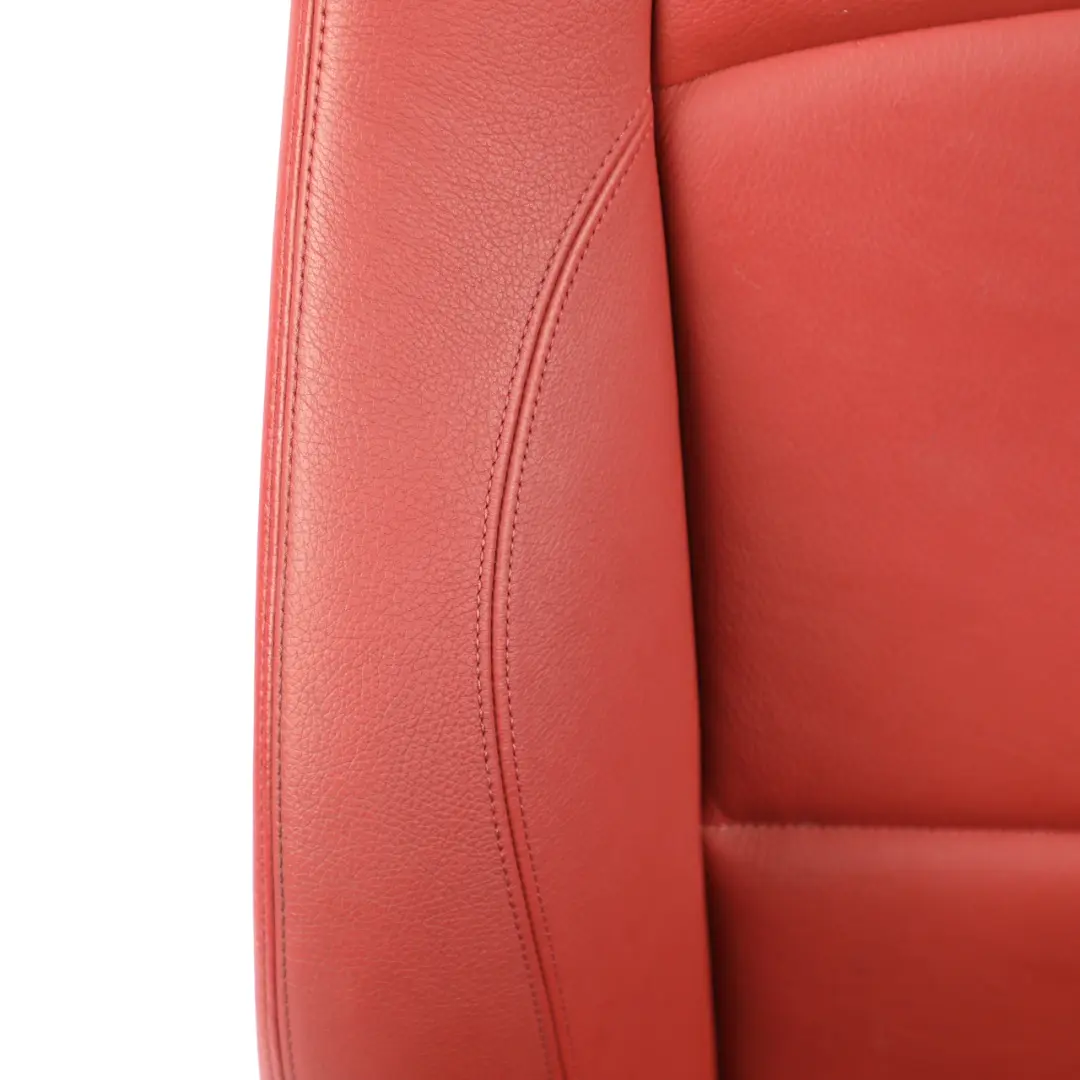 BMW E88 Cabrio M Sport Sportsitz Vorne Links Sitz Rot Boston Leder Heizung - SKU 7257495-2 - Teilenummer 7257495