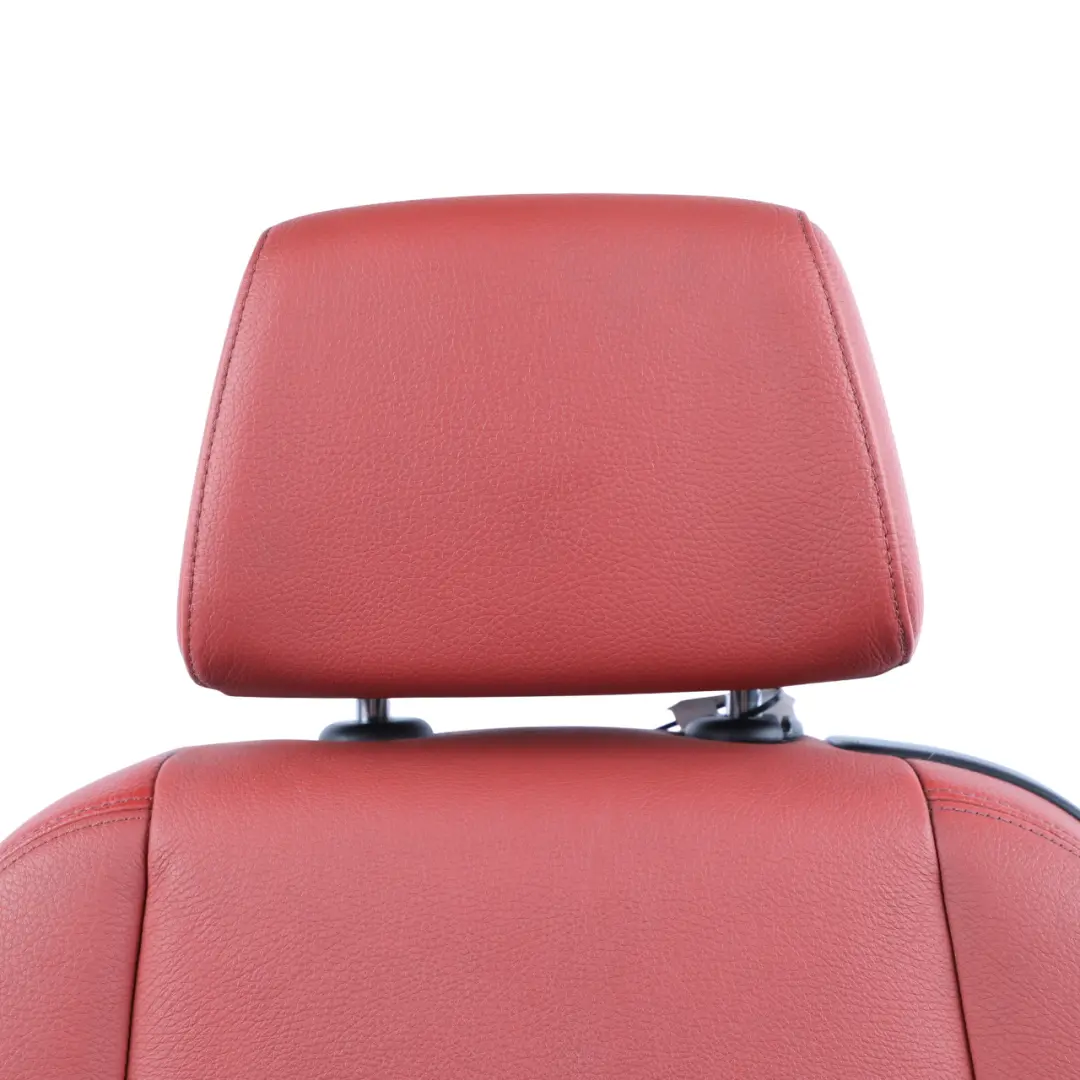 BMW E88 Cabrio M Sport Sportsitz Vorne Links Sitz Rot Boston Leder Heizung - SKU 7257495-2 - Teilenummer 7257495
