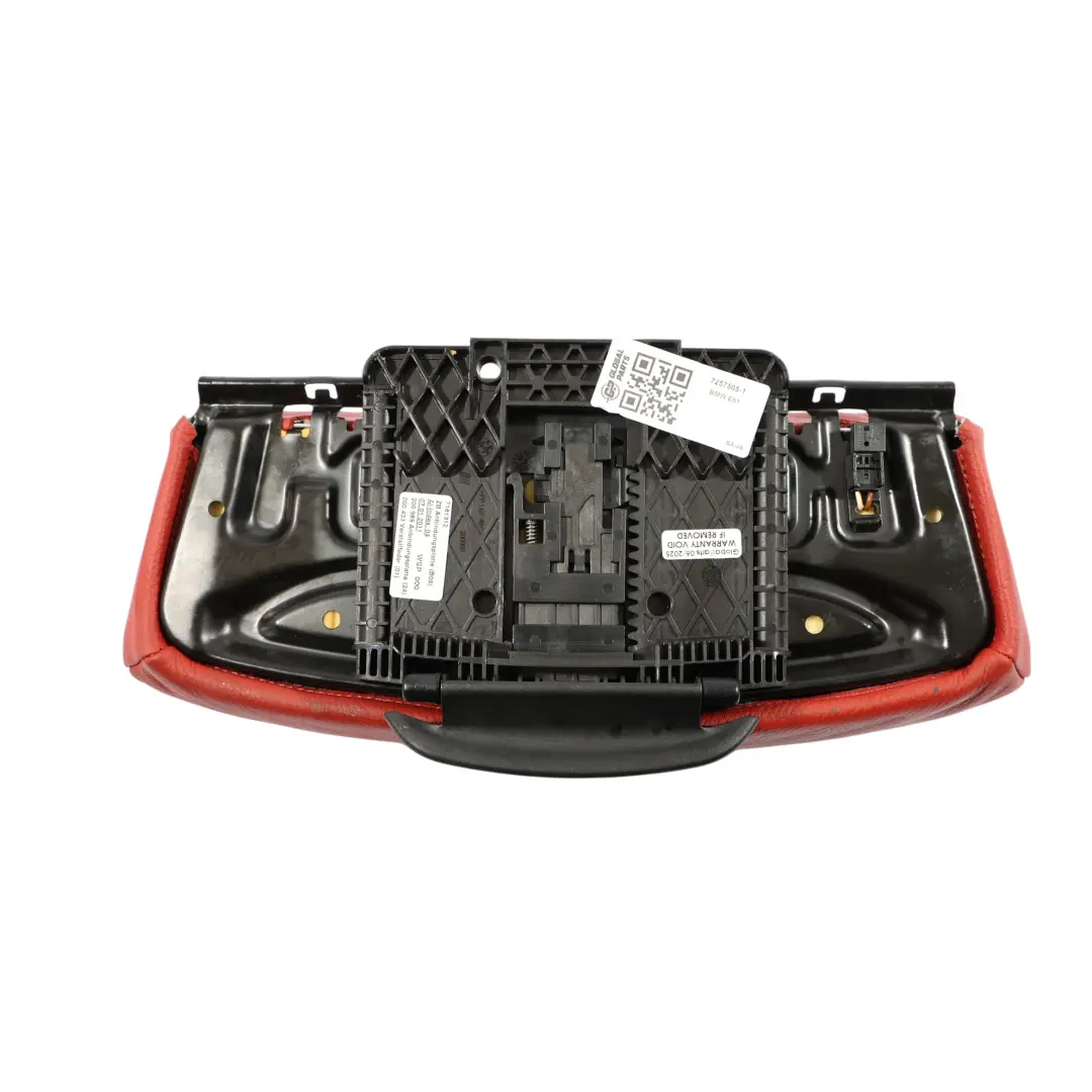  Thigh Support Carrier BMW E81 E82 E88 Heated Front Sport Seat Leather Coral Red - SKU 7257505-1 - Part number 7257505