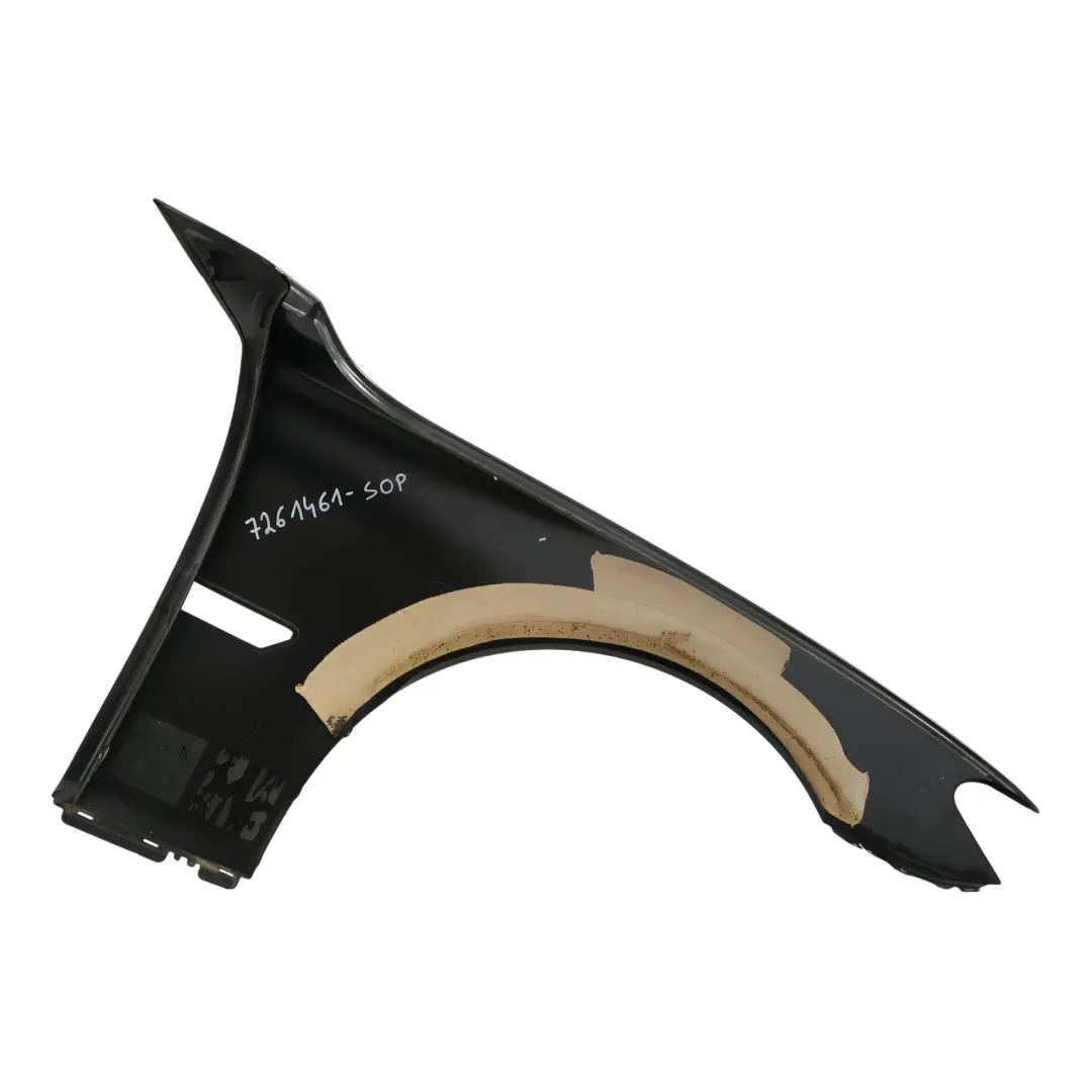 BMW F01 F02 Kotflügel Vorne Links Seitenverkleidung Sophistograu Metallic - A90 - SKU 7261461-SOP - Teilenummer 7261461