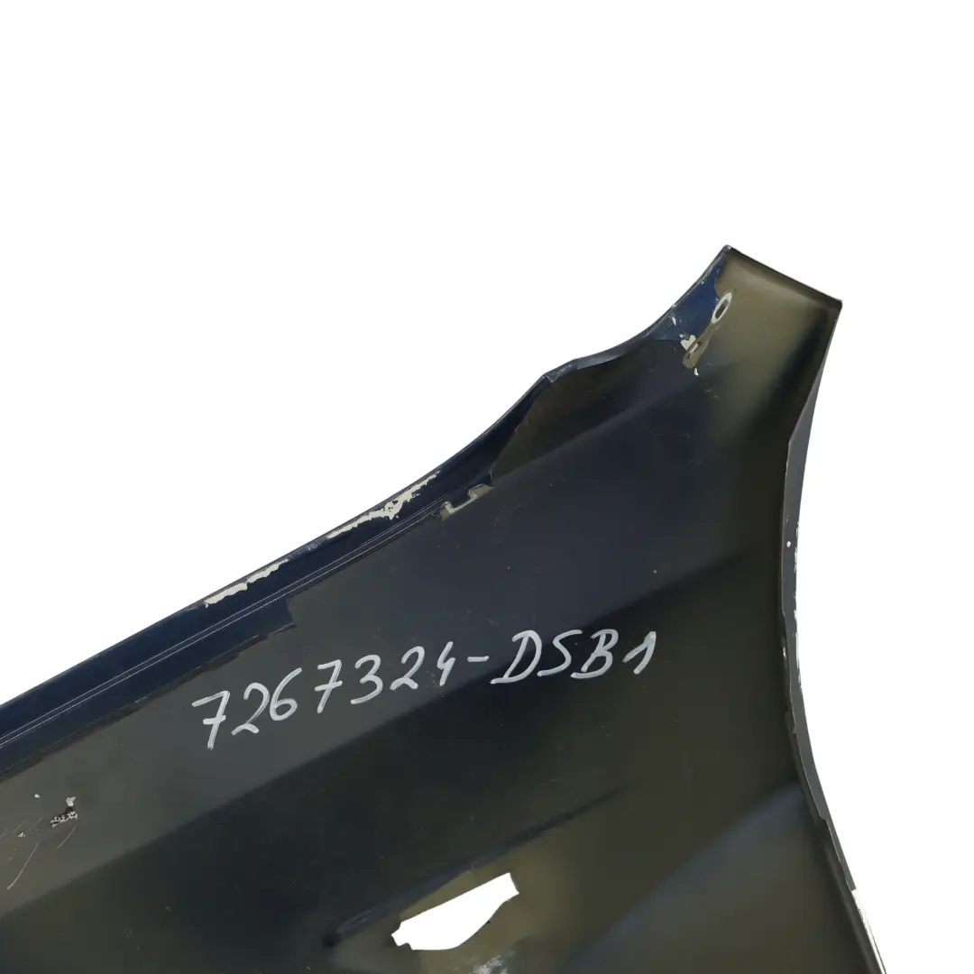Side Panel Wing Fender Front Right O/S Tiefseeblau Metallic - A76 to BMW X3 F25 with Part number 7267324 BMW X3 F25 Side Panel Wing Fender Front Right O/S Tiefseeblau Metallic - A76 - SKU 7267324-DSB1 - Part number 7267324
