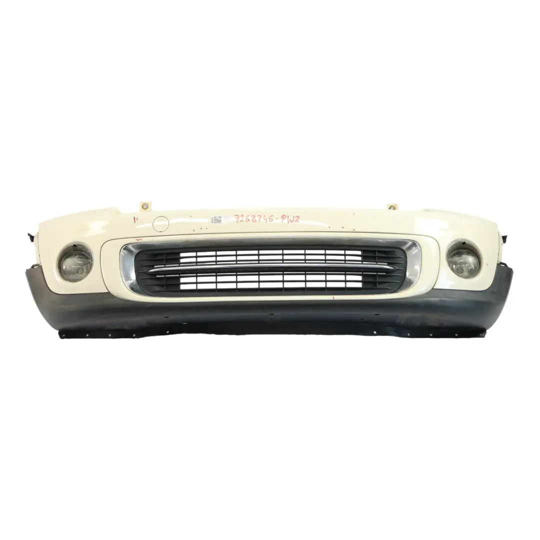 Front Bumper Trim Panel Pepper White - 850 to Mini Cooper R55 R56 LCI with Part number 7268746 Mini Cooper R55 R56 LCI Front Bumper Trim Panel Pepper White - 850 - SKU 7268746-PW2 - Part number 7268746