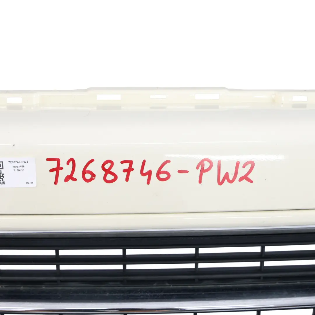 Mini R55 R56 LCI Embellecedor Parachoques Delantero Pepper White - 850 - SKU 7268746-PW2 - Número de pieza 7268746