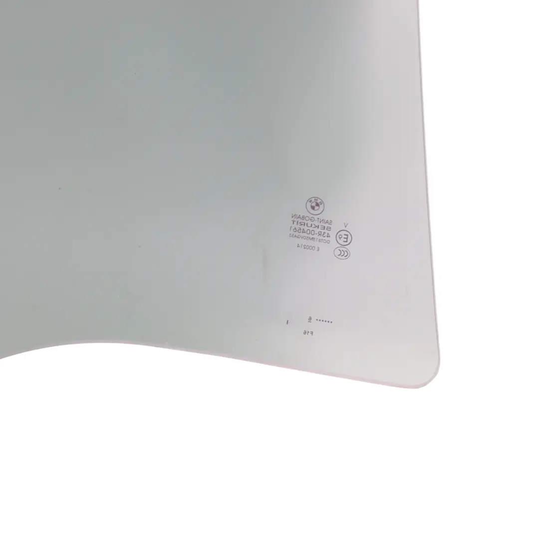 BMW X6 F16 Rear Door Side Window Glass AS3 Glazing Left N/S - SKU 7292911 - Part number 7292911
