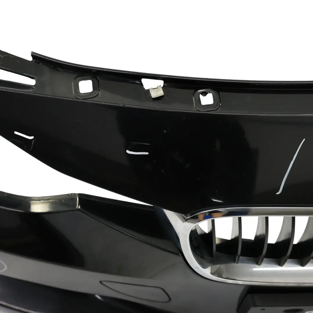 BMW F30 F31 Front Bumper Complete Trim Panel Black Sapphire Metallic - 475 - SKU 7292991-BS2 - Part number 7292991