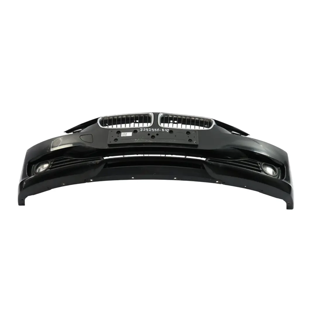 BMW F30 F31 Front Bumper Complete Trim Panel Black Sapphire Metallic - 475 - SKU 7292991-BS2 - Part number 7292991