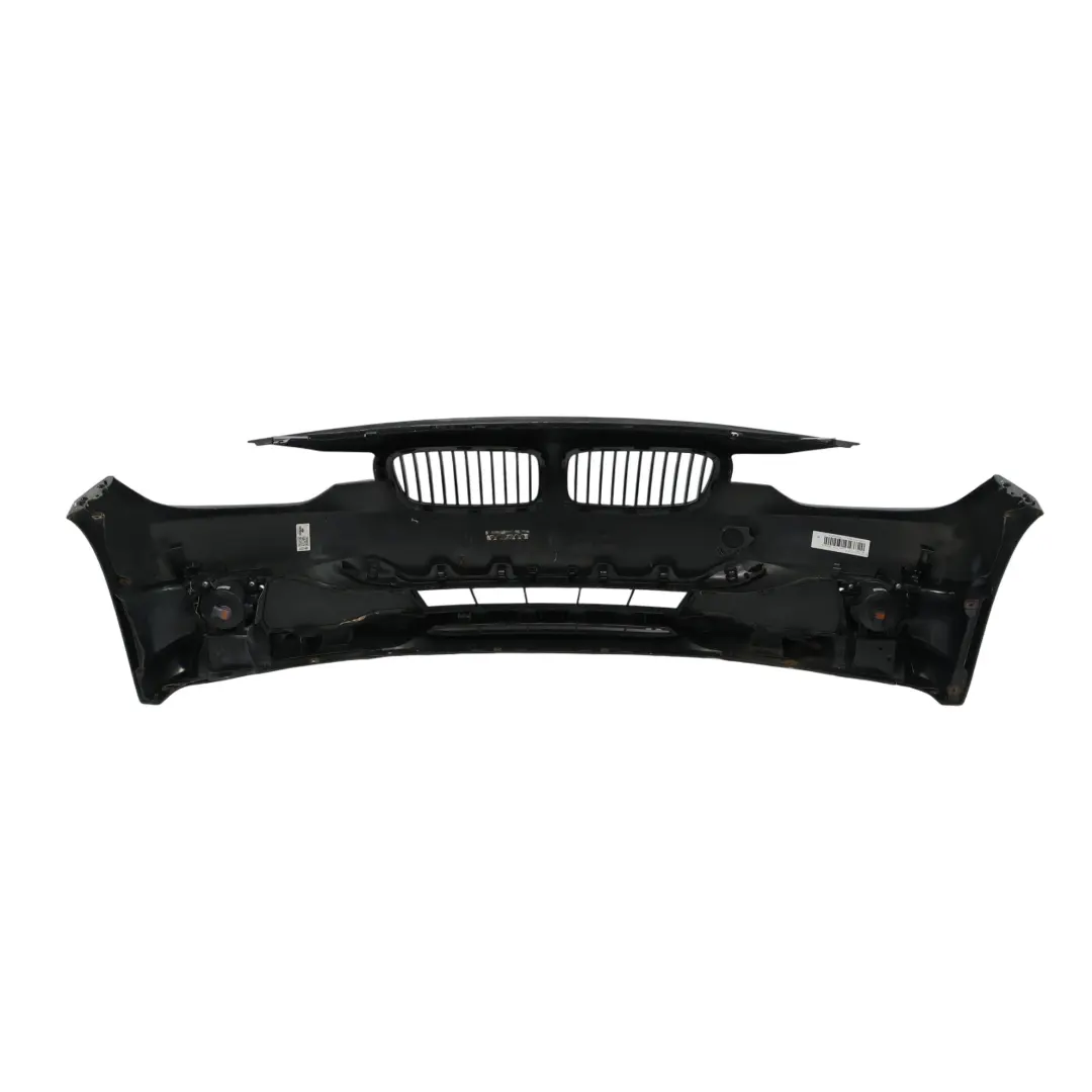 BMW F30 F31 Front Bumper Complete Trim Panel Black Sapphire Metallic - 475 - SKU 7292991-BS2 - Part number 7292991