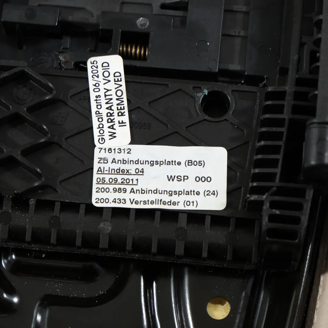 BMW E81 E88 Supporto Cosce Per Sedile Anteriore In Pelle Boston Oyster - SKU 7295025-1 - Numero di parte 7295025