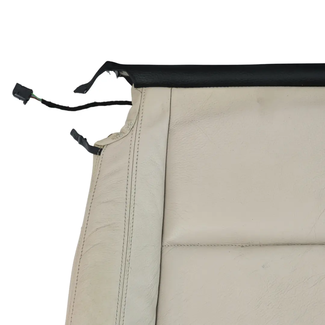BMW E81 E82 E88 Seat Cover Heated Sport Front Left Right N/O/S Oyster Leather - SKU 7310496 - Part number 7310496