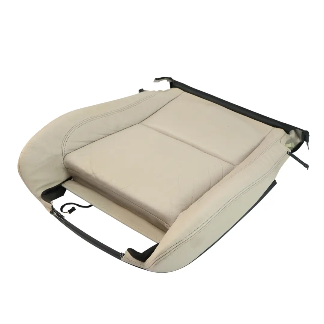 BMW E81 E82 E88 Seat Cover Heated Sport Front Left Right N/O/S Oyster Leather - SKU 7310496 - Part number 7310496