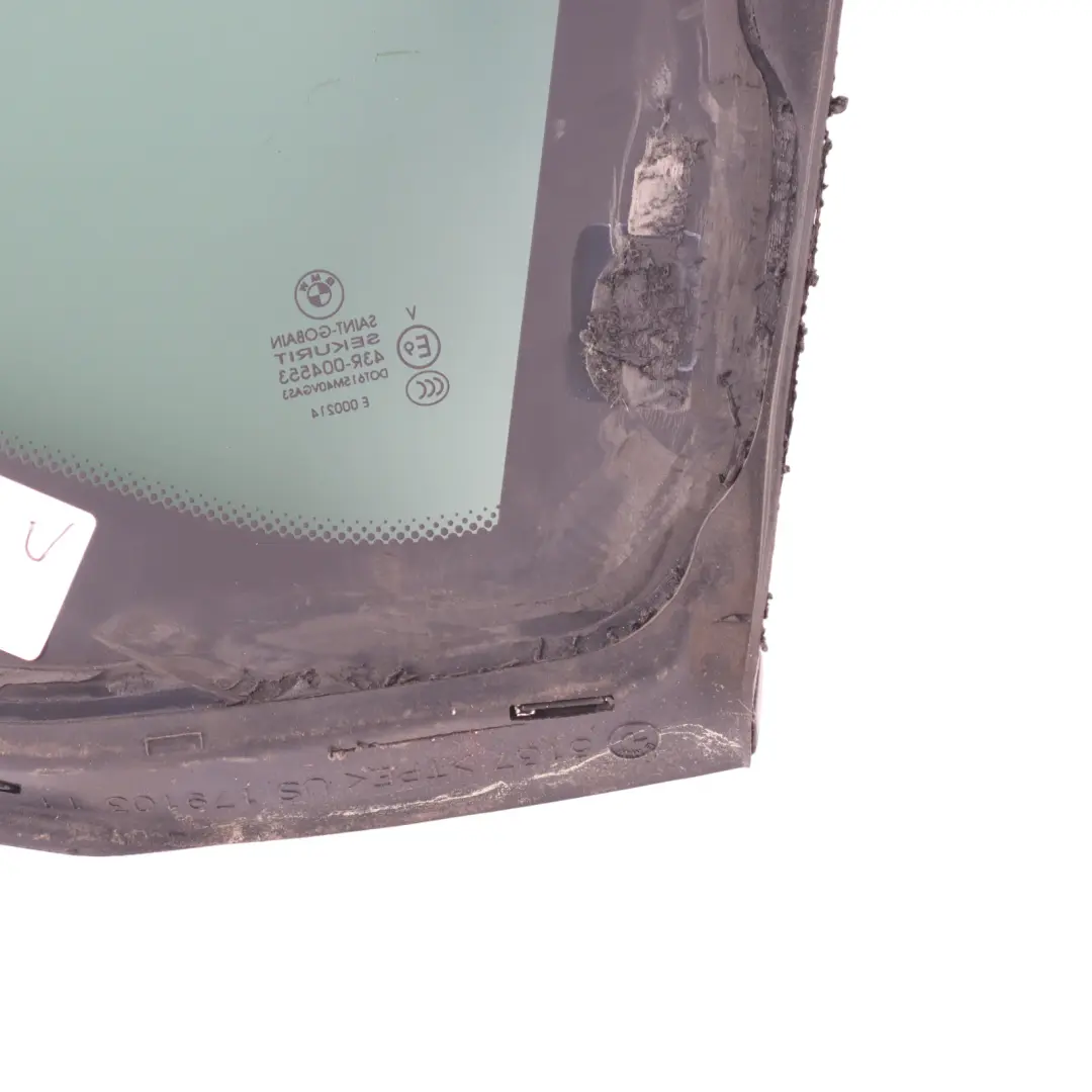 Window Glass BMW X6 F16 F86 Rear Side Quarter Fixed Left N/S AS3 to with Part number 7317773 Window Glass BMW X6 F16 F86 Rear Side Quarter Fixed Left N/S AS3 - SKU 7317773 - Part number 7317773