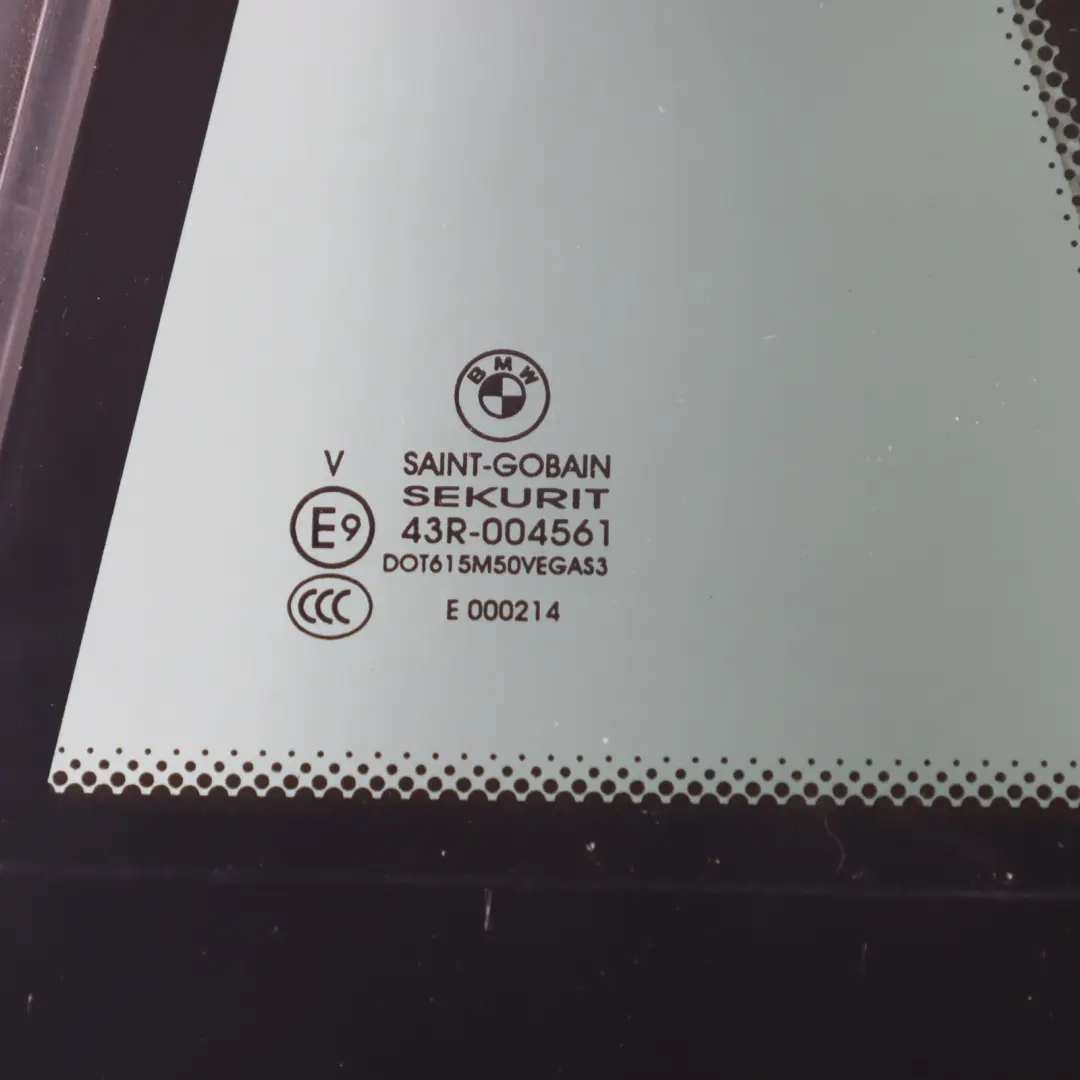  Window Glass BMW X6 F16 F86 Rear Side Quarter Glazing Fixed Left N/S AS3 7317773 - SKU 7317781 - Part number 7317781