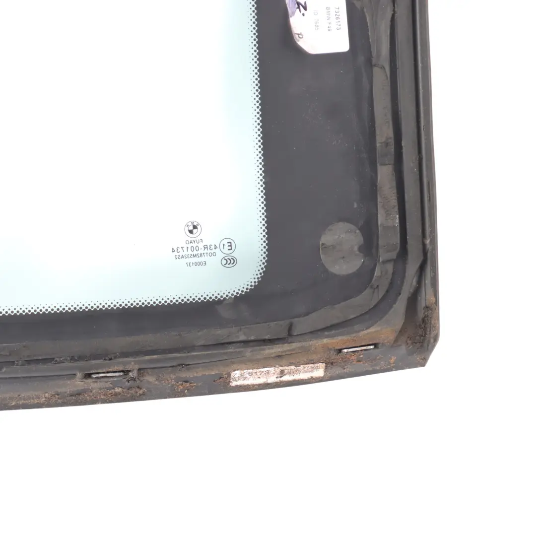 Side Window Left N/S Fixed Glass AS2 to BMW F46 Gran Tourer Rear with Part number 7326173 BMW F46 Gran Tourer Rear Side Window Left N/S Fixed Glass AS2 - SKU 7326173 - Part number 7326173