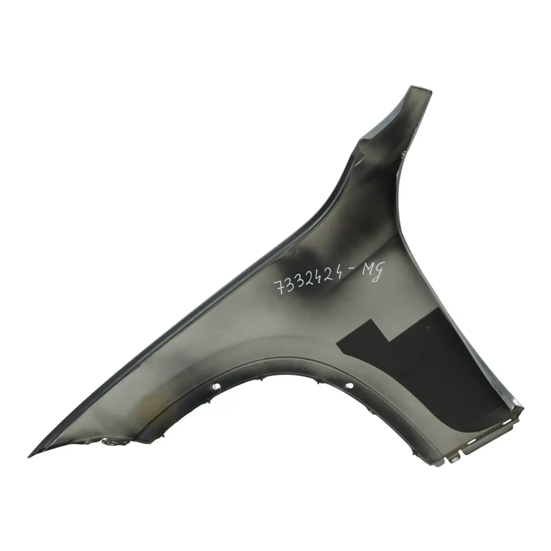 Side Wing Panel Front Right O/S Fender Mineral Grey Metallic - B39 to BMW X1 E84 with Part number 7332424 BMW X1 E84 Side Wing Panel Front Right O/S Fender Mineral Grey Metallic - B39 - SKU 7332424-MG - Part number 7332424