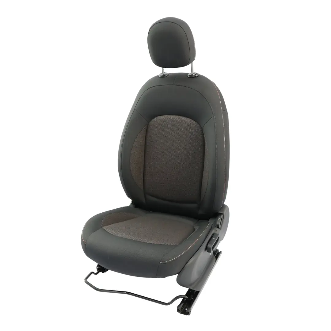 Mini Cooper One F56 Front Left N/S Cloth Seat Fabric Firework / Carbon Black - SKU 7340223-2 - Part number 7340223