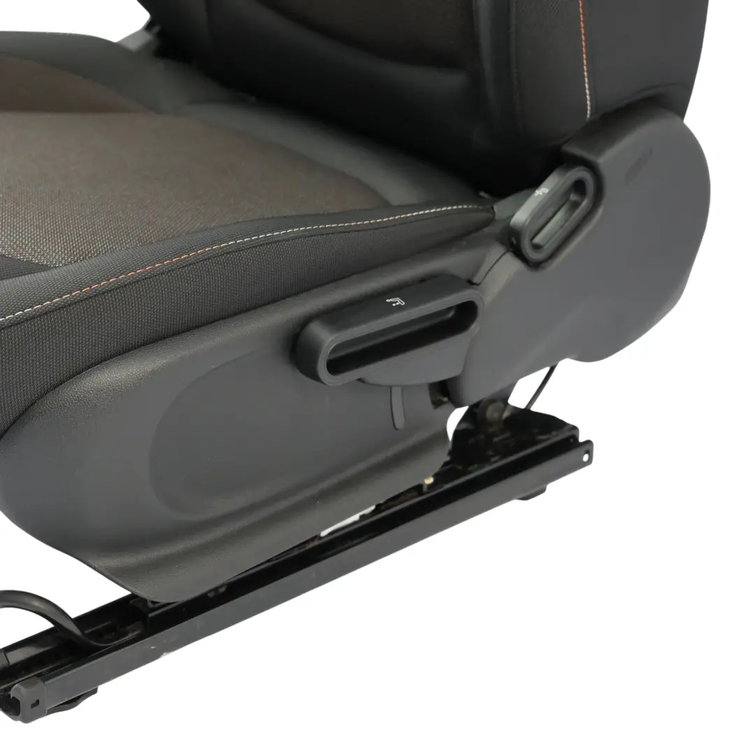 Mini Cooper One F56 Front Left N/S Cloth Seat Fabric Firework / Carbon Black - SKU 7340223-2 - Part number 7340223