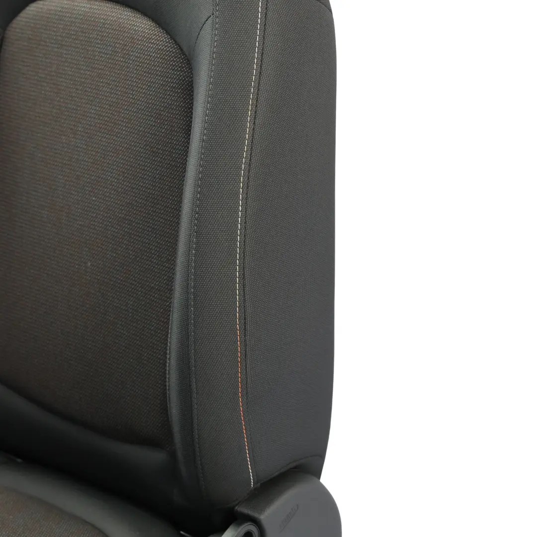 Mini Cooper One F56 Front Left N/S Cloth Seat Fabric Firework / Carbon Black - SKU 7340223-2 - Part number 7340223