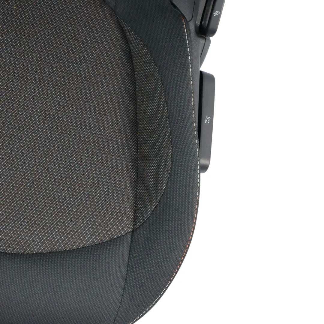 Mini Cooper One F56 Front Left N/S Cloth Seat Fabric Firework / Carbon Black - SKU 7340223-2 - Part number 7340223