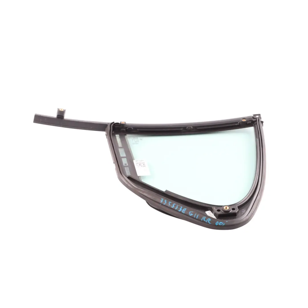 Fixed Window Glass Rear Right O/S Door Glazing Green AS2 7358914 to BMW G11 with Part number 7355538 BMW G11 Fixed Window Glass Rear Right O/S Door Glazing Green AS2 7358914 - SKU 7355538 - Part number 7355538
