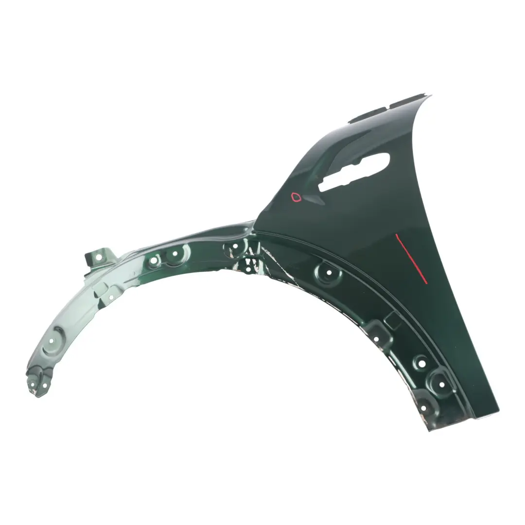 Front Wing Panel Left Side N/S British Racing Green II - B22 to Mini F55 F56 F57 with Part number 7374521 Mini F55 F56 F57 Front Wing Panel Left Side N/S British Racing Green II - B22 - SKU 7374521-BRGII - Part number 7374521