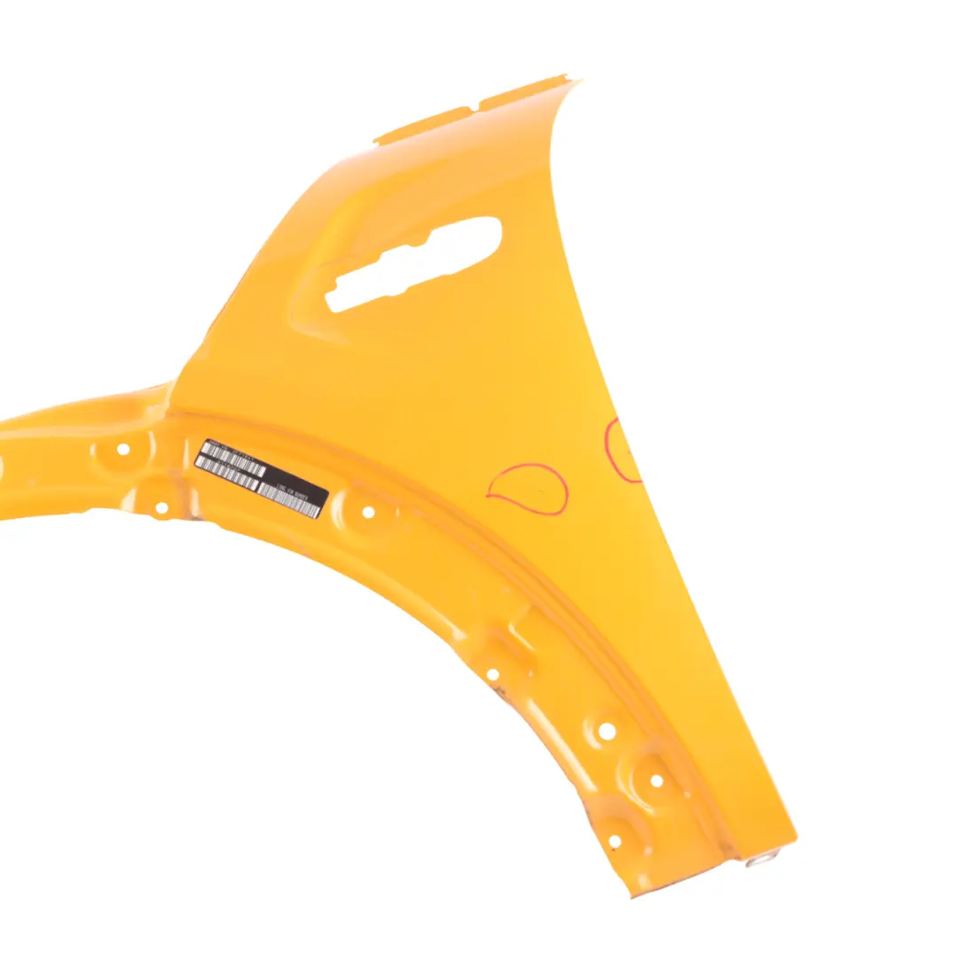 Mini F55 F56 Front Wing Panel Left Side N/S Volcanic Orange - B70 - SKU 7374521-VOR - Part number 7374521