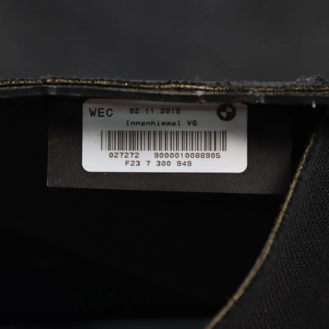 Soft Top Folding Roof Cover Cloth Brown to BMW F23 Cabrio Convertible with Part number 7421838 BMW F23 Cabrio Convertible Soft Top Folding Roof Cover Cloth Brown - SKU 7421838 - Part number 7421838