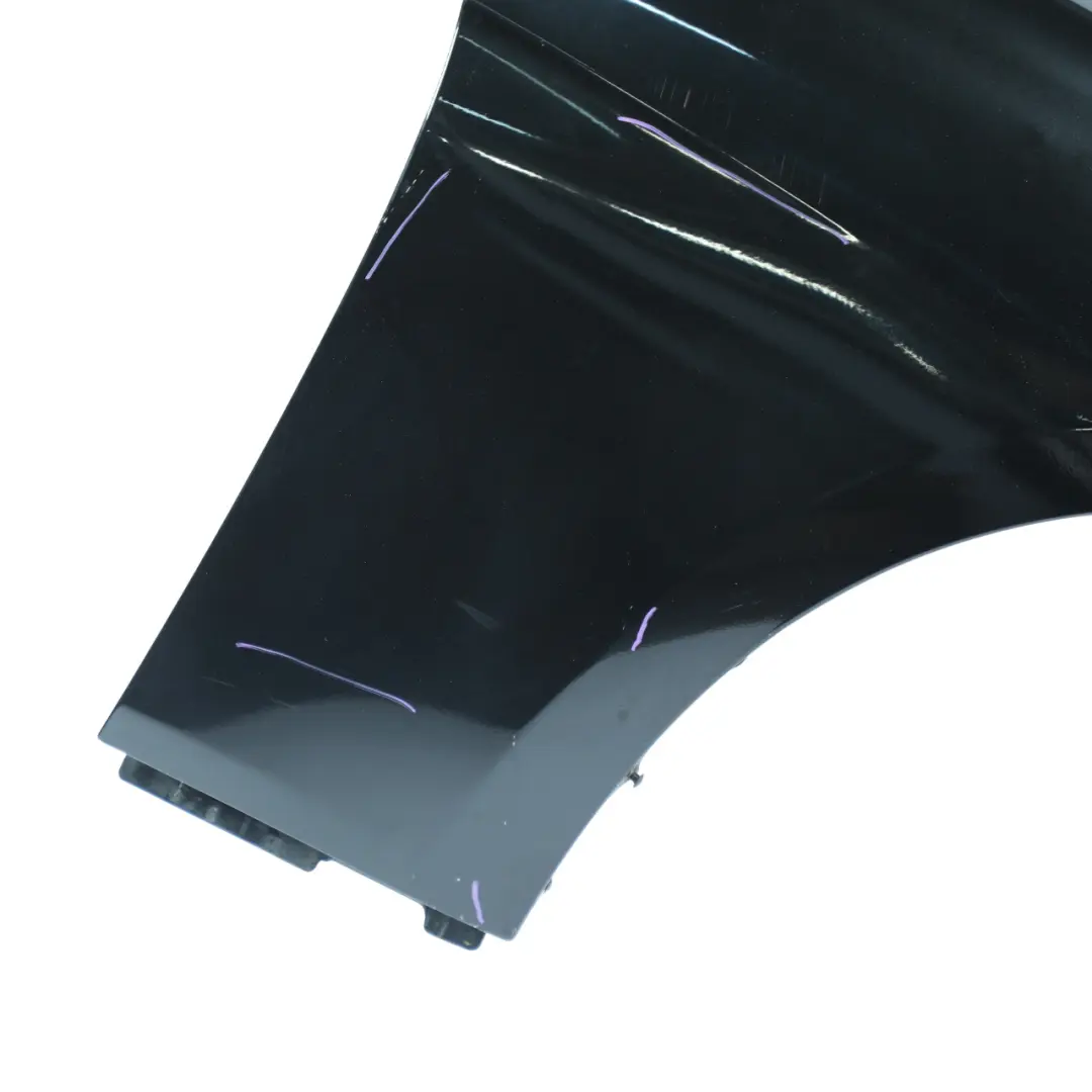 BMW F30 F31 Side Panel Wing Fender Front Right O/S Black Sapphire Metallic 475 - SKU 7438440-BS1 - Part number 7438440
