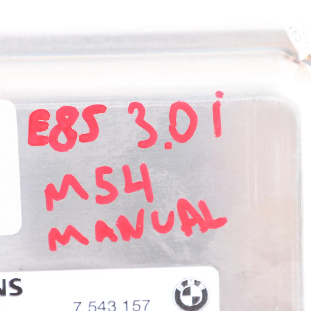 BMW X3 E83 Z4 E85 3.0i M54 231HP Engine Control ECU DME Manual - SKU 7543157-7 - Part number 7543157