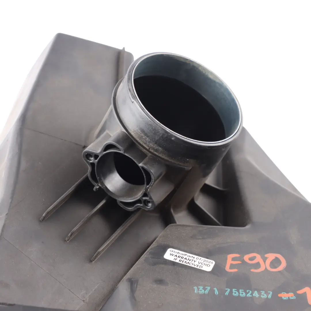 N52 N52N Filtro Aria Scatola Aspirazione Silenziatore per BMW E90 E91 E92 con numero di parte 7552437 BMW E90 E91 E92 N52 N52N Filtro Aria Scatola Aspirazione Silenziatore - SKU 7552437-1 - Numero di parte 7552437