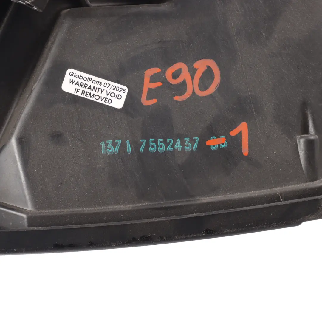 N52 N52N Filtro Aria Scatola Aspirazione Silenziatore per BMW E90 E91 E92 con numero di parte 7552437 BMW E90 E91 E92 N52 N52N Filtro Aria Scatola Aspirazione Silenziatore - SKU 7552437-1 - Numero di parte 7552437