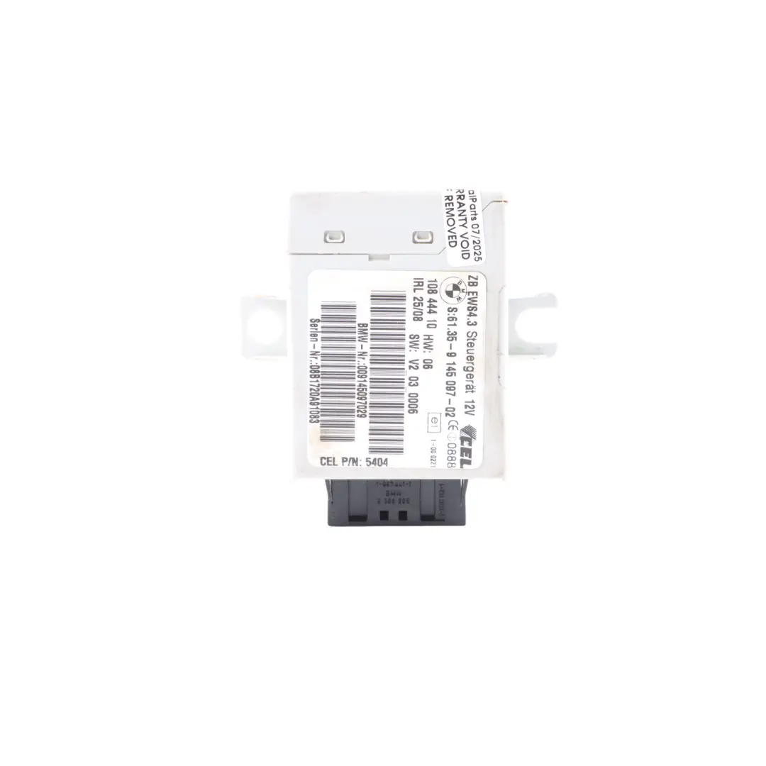Mini R50 One 1.6 W10 90HP Komputer Sterownik Silnika ECU DME Zestaw - SKU 7557395-18 - Numer Części 7557395