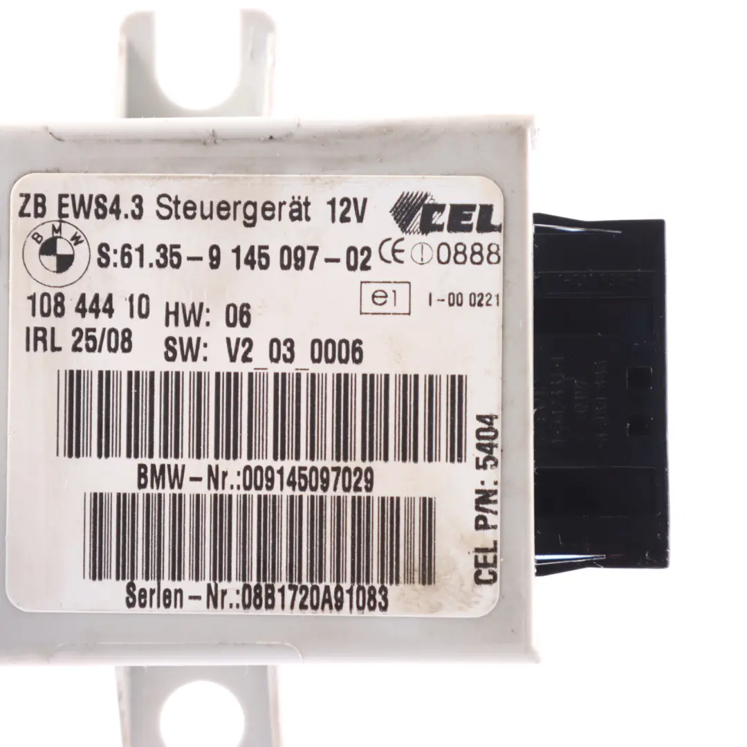 90HP Unidad del Motor Kit ECU DME EWS Clave para Mini One R50 1.6 W10 con número de pieza 7557395 Mini One R50 1.6 W10 90HP Unidad del Motor Kit ECU DME EWS Clave - SKU 7557395-18 - Número de pieza 7557395