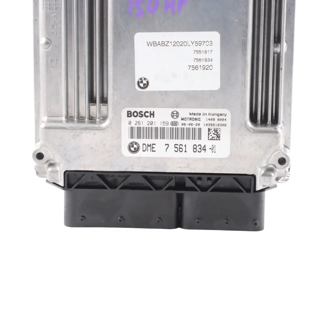 N46 150HP Engine ECU DME 7561834 Manual to BMW E85 E87 E90 120i 320i with Part number 7565301 BMW E85 E87 E90 120i 320i N46 150HP Engine ECU DME 7561834 Manual - SKU 7561834-21 - Part number 7565301