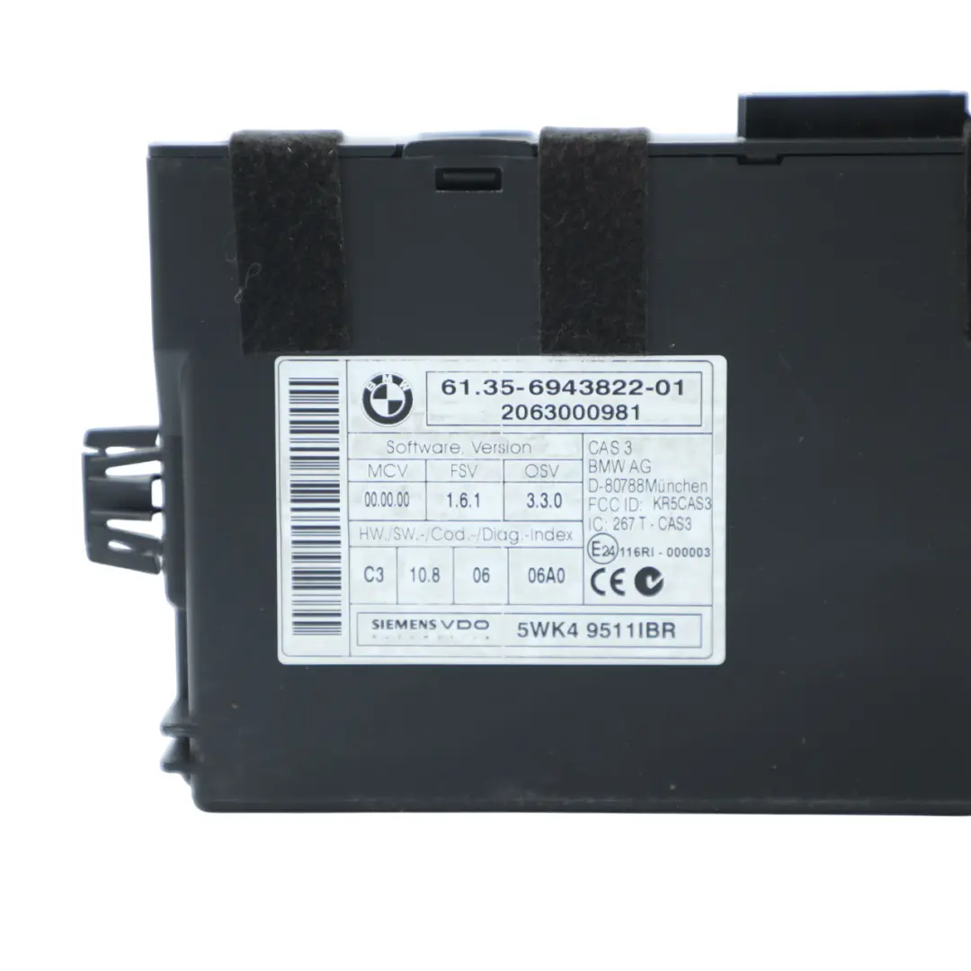 Mini Cooper R55 R56 N12 1.6 120HP ECU Unit Kit DME CAS3 2 Keys Lock - SKU 7600020-12 - Part number 7600020