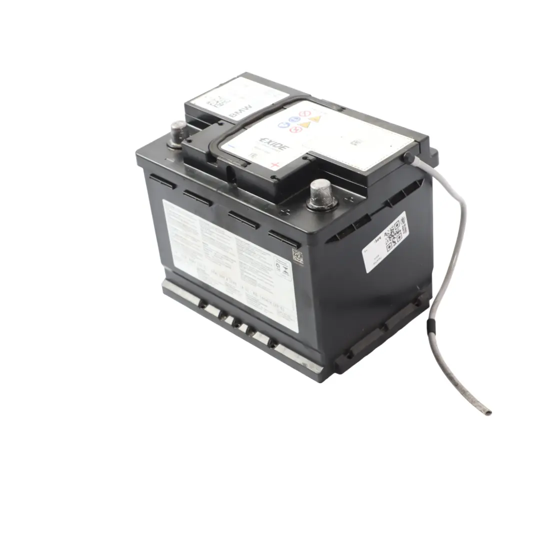 AGM Exide Car Battery 12V 60Ah 660A to BMW with Part number 7604799 BMW AGM Exide Car Battery 12V 60Ah 660A - SKU 7604799 - Part number 7604799