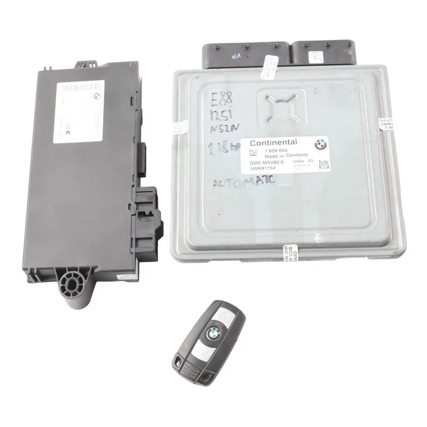 BMW E88 E90 E91 E92 125i 325i N52N 218HP Engine ECU Kit DME 7609656 Automatic