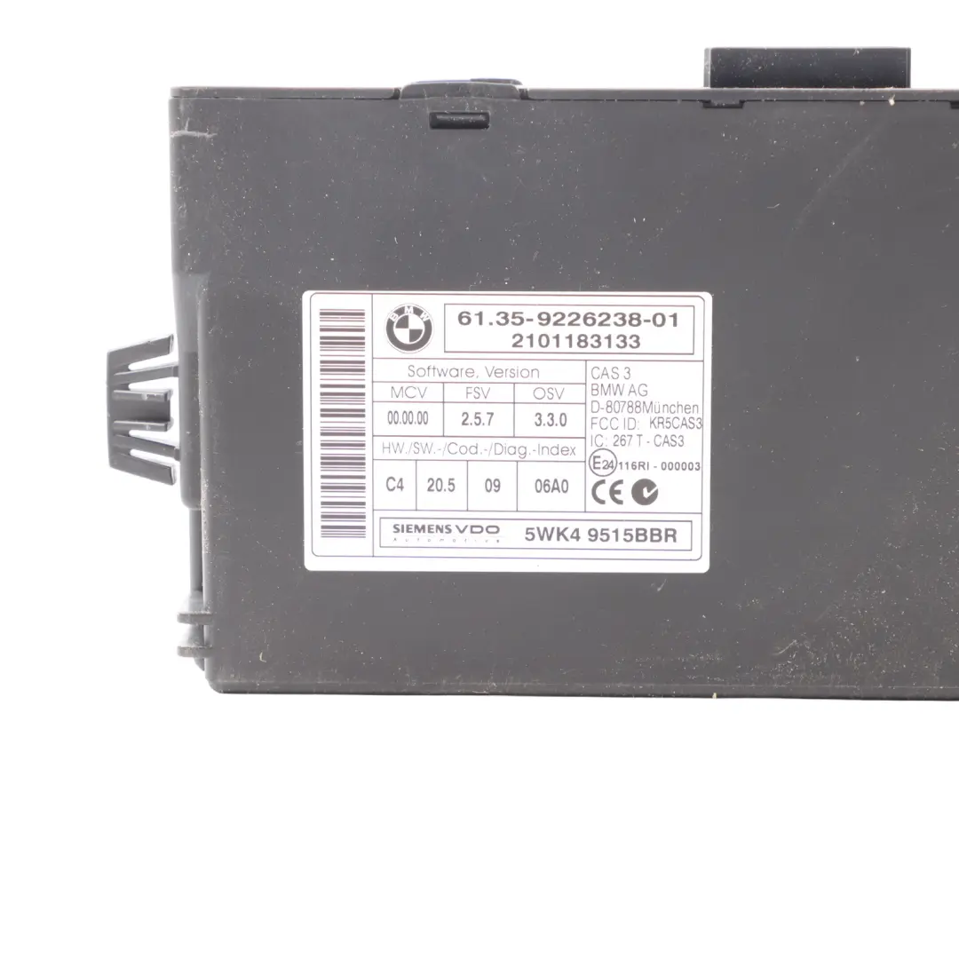 BMW E88 E90 E91 E92 125i 325i N52N 218HP Engine ECU Kit DME Automatic - SKU 7609656-4 - Part number 7609656