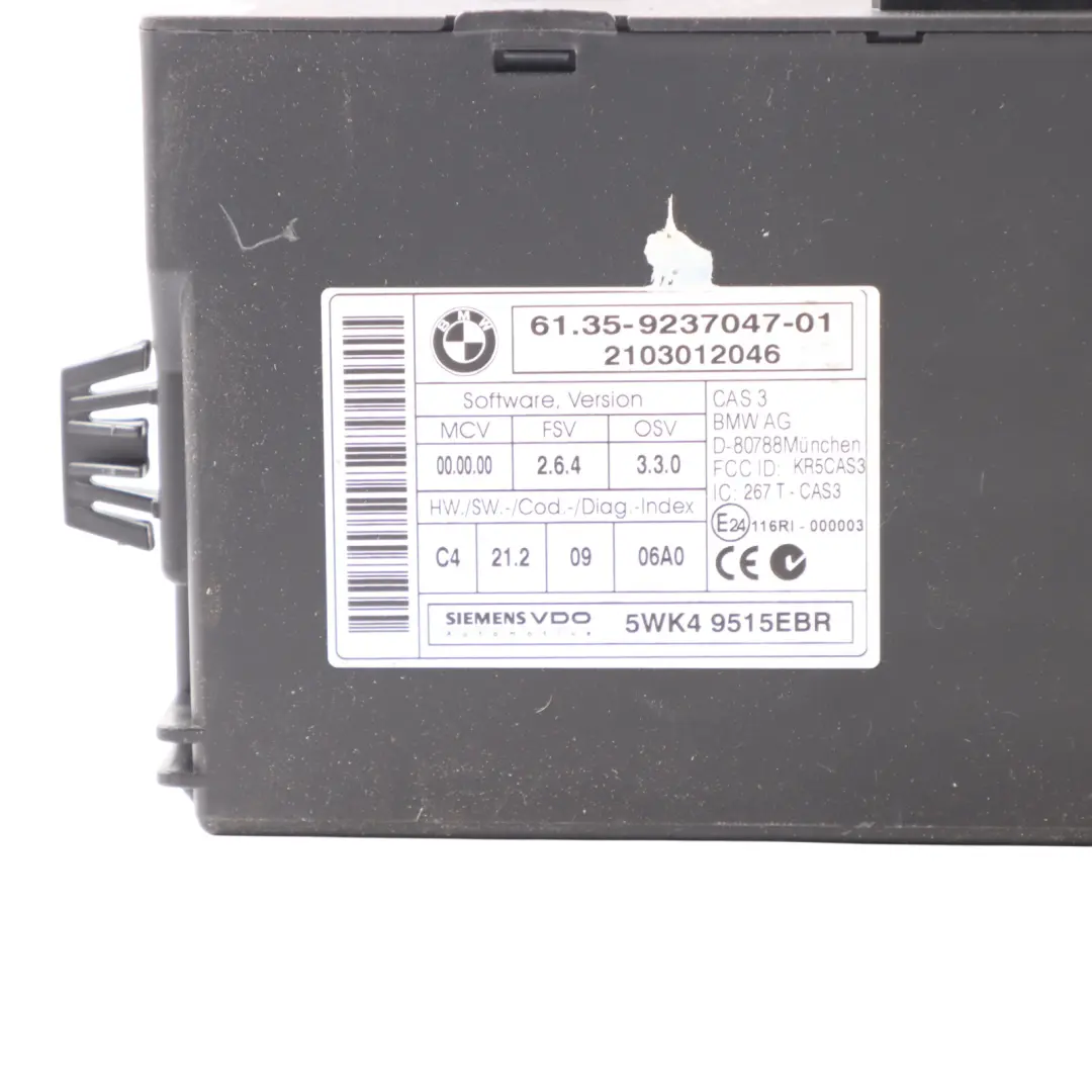BMW E82 E88 125i N52N 218HP Engine Control ECU Kit DME Manual - SKU 7614359 - Part number 7614359