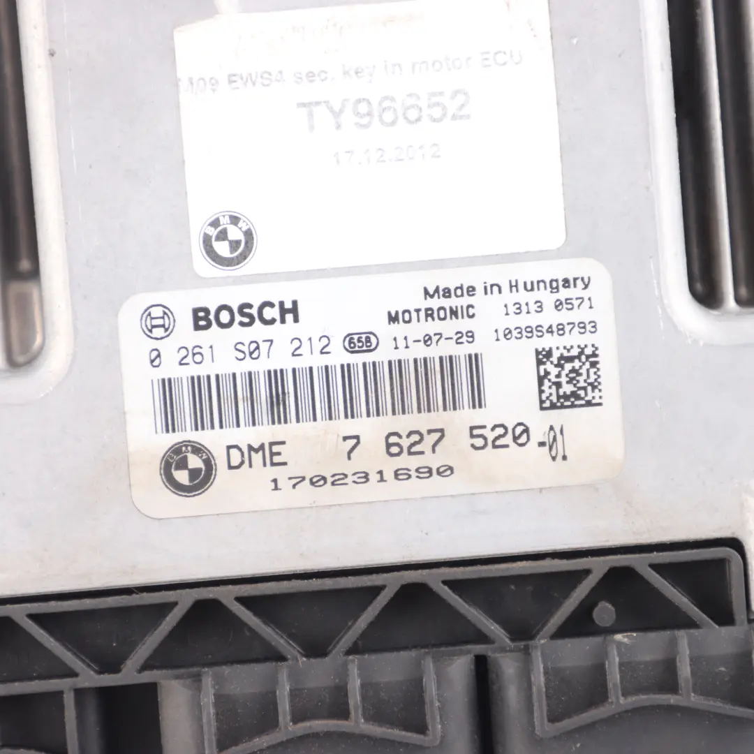 Mini R55 R56 LCI R60 One N16 122HP Engine ECU Kit DME Manual - SKU 7627520-4 - Part number 7627520