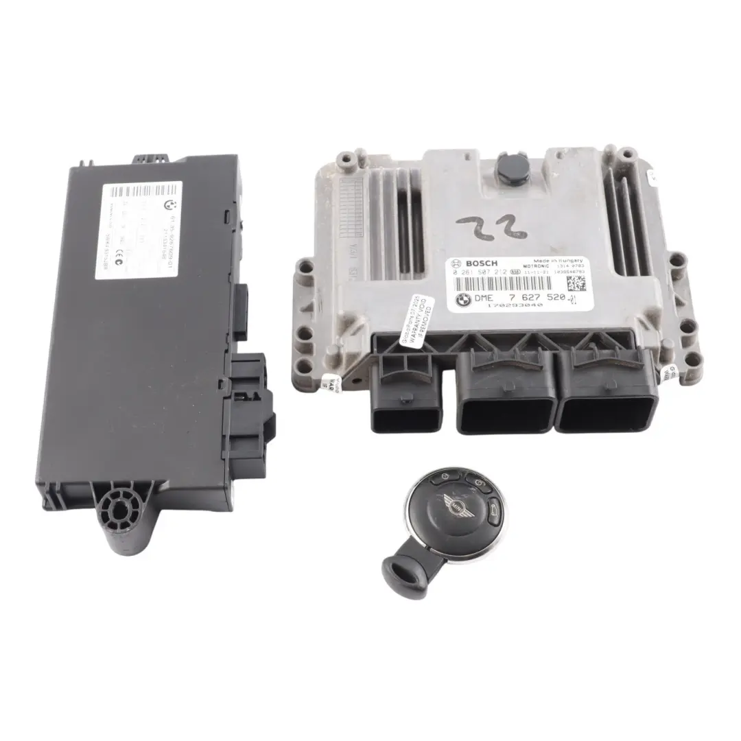 Mini R55 R56 LCI R60 One N16 98HP Engine Control ECU Kit DME Manual - SKU 7627520-5 - Part number 7627520