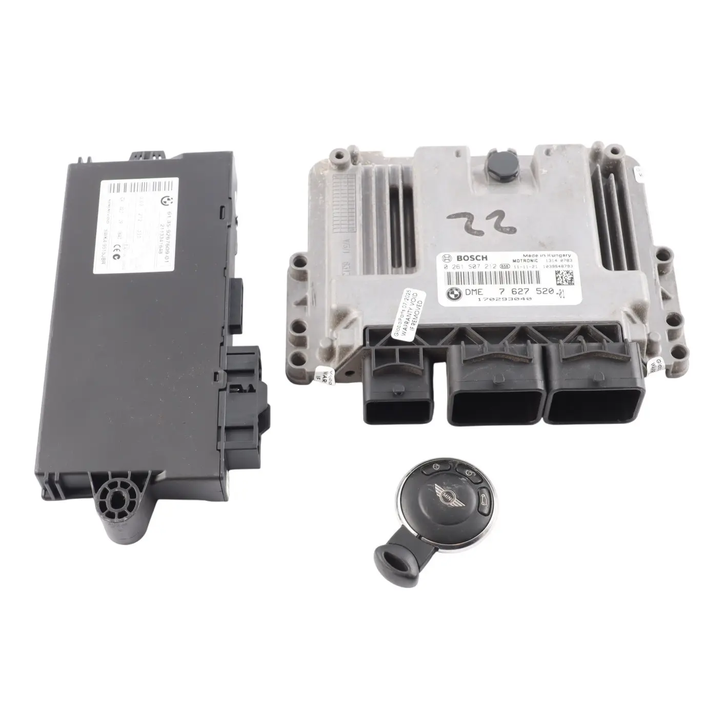 Mini R55 R56 LCI R60 One N16 98HP Engine Control ECU Kit DME 7627520 Manual